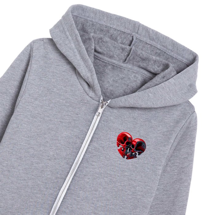 Love till death Kids Zip Hoodie