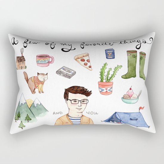 Favorite Things Rectangular Pillow