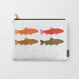 Colorful Trout Carry-All Pouch