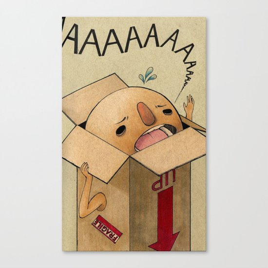 Anxiety Attack Canvas Print