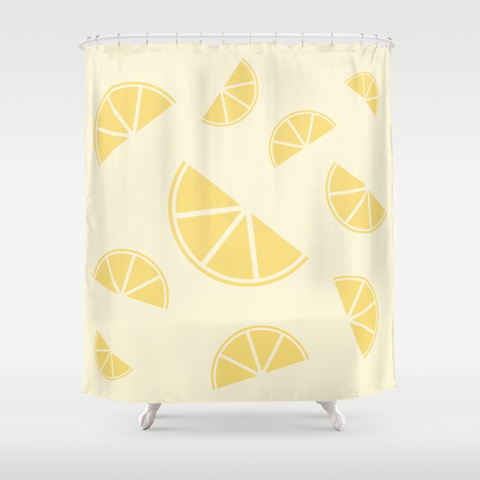 Fruity Lemon Splice Shower Curtain