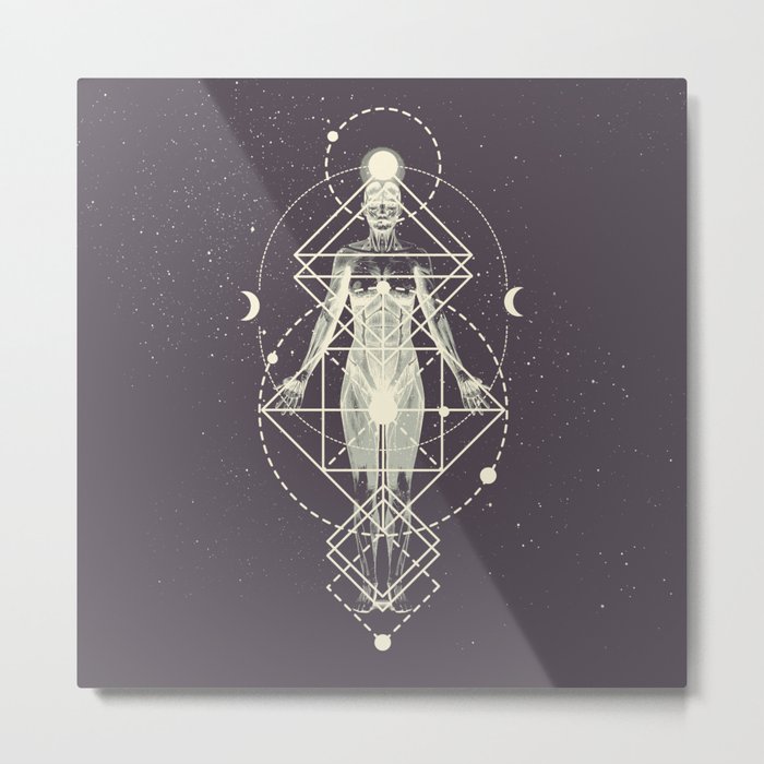 Sacred Geometry (Divine Feminine) Metal Print