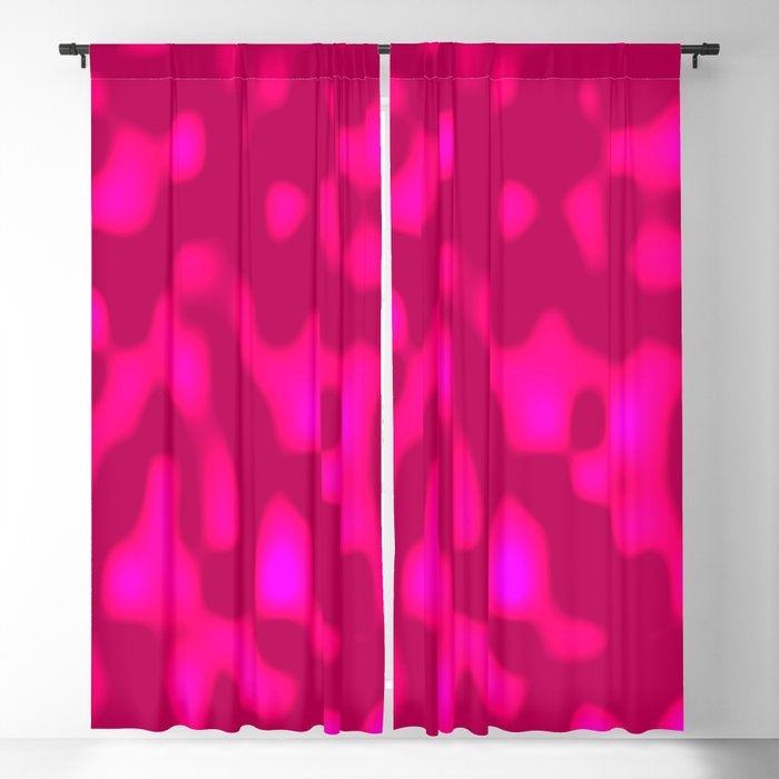 Vibrant Pink Splash Blackout Curtain