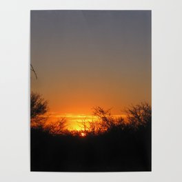 South Africa Photography - Sunset Over South Africa Poster