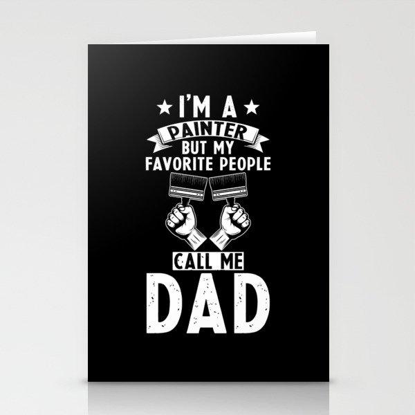 Painter Dad Stationery Cards