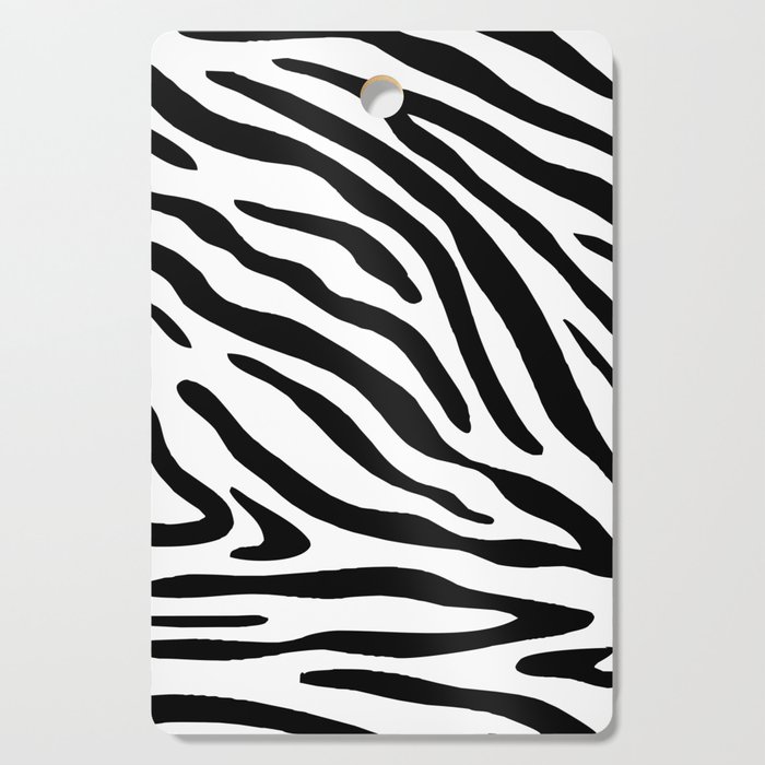 Black And White Zebra Print Cutting Board