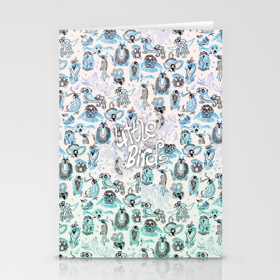 little birds Stationery Cards
