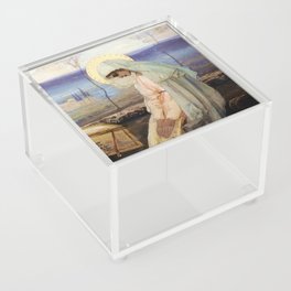 “The Virgin Mary” by Mikhail Nesterov Acrylic Box