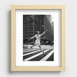 Random Acts of Dancing 2 BW Recessed Framed Print
