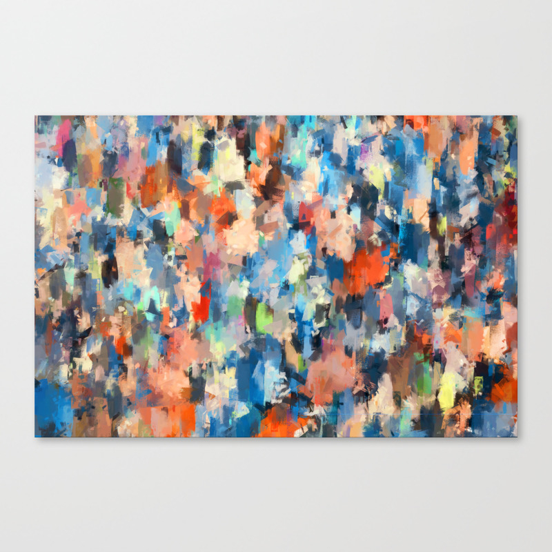 Abstract Color Pattern Colorful Abstract Painting Design Canvas