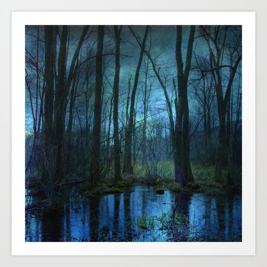 Woodland Twilight Art Print