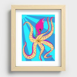 Brilliant Cephalopod Recessed Framed Print