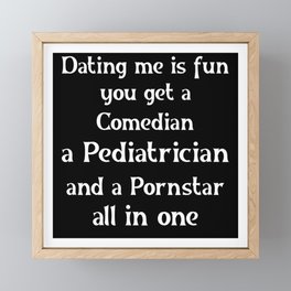 dating Pediatrician - Pediatrician Framed Mini Art Print