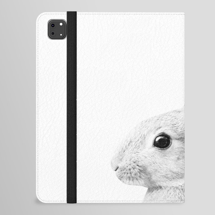 White Baby Bunny #1 #decor #art #society6 iPad Folio Case