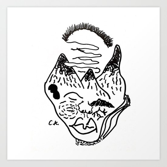 Mountain Man Art Print