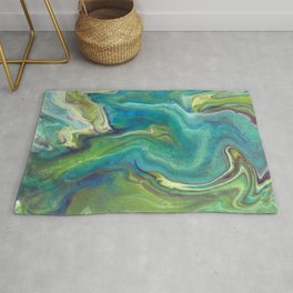 Emerald Surge Area & Throw Rug