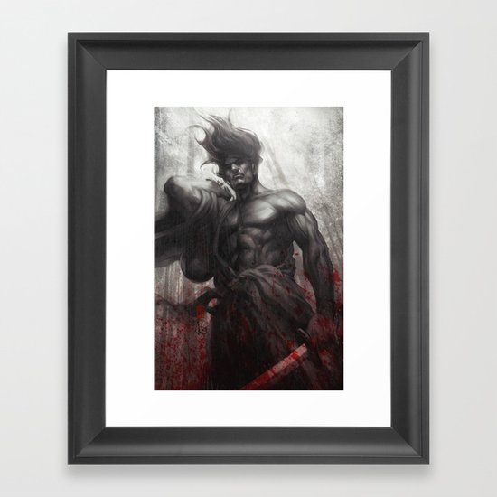 Samurai Spirit Musou Framed Art Print