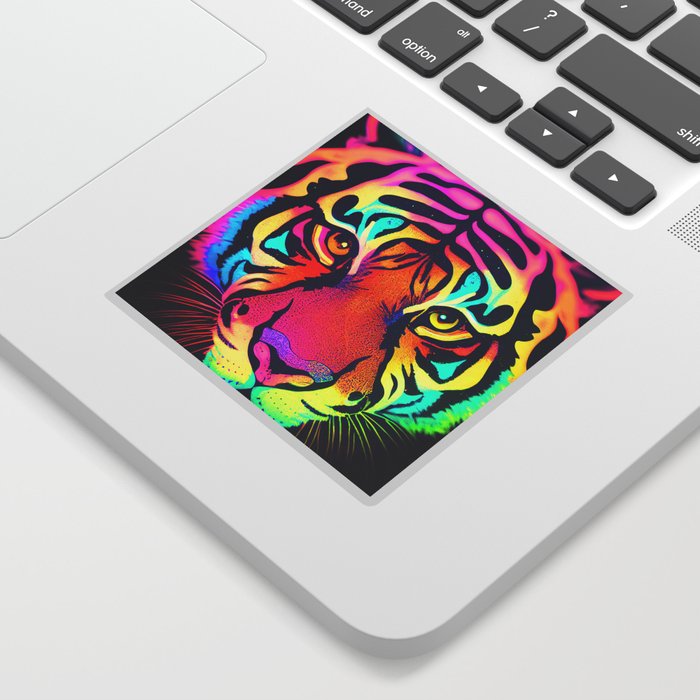 NEON TIGER Sticker