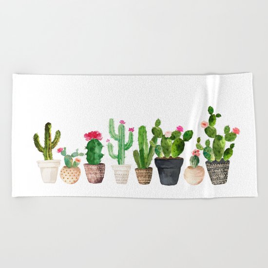 Cactus Beach Towel