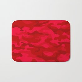 Blood Camo Bath Mat | Maga, Camouflagepattern, Modern, Camouflage, Black, Navy, Night, Counter, Blood, Red 