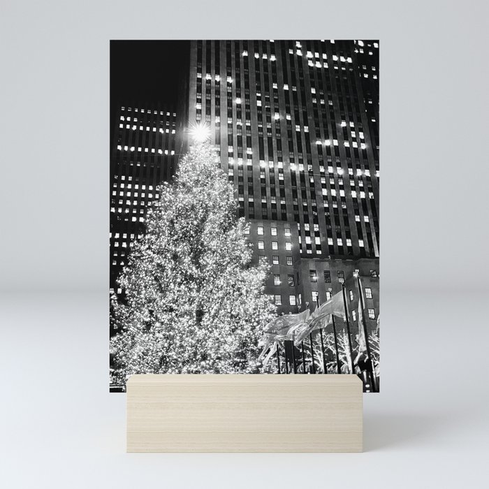 Rockefeller Christmas Tree Mini Art Print