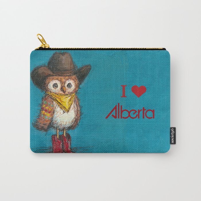 Cowboy Owl Carry-All Pouch