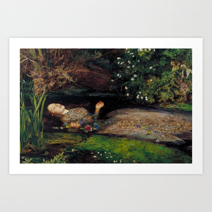 John Everett Millais Ophelia Painting Kunstdrucke John Everett Millais Ophelia Painting Kunstdrucke