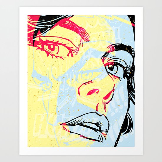 D. 01 Art Print