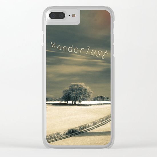 I Wander because... Clear iPhone Case