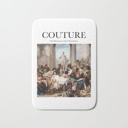 Couture - The Romans in their Decadence Bath Mat | Painter, Artist, Aesthetic, Minimal, Name, Acrylic, Paint, Artwork, Square, Masterpiece 