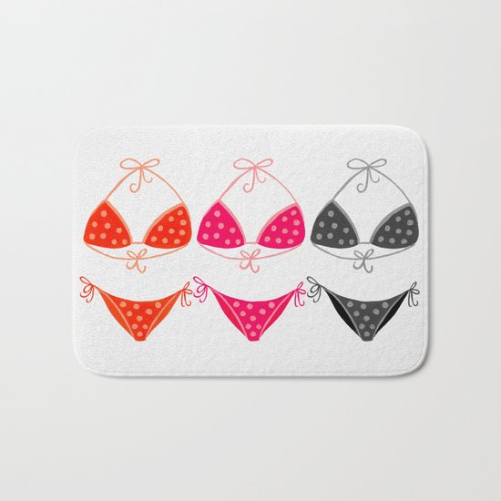 Bikini Collection #1 Bath Mat