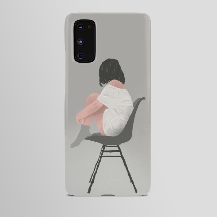 Lonely girl Android Case