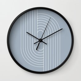 Oval Lines Abstract XLVI Wall Clock