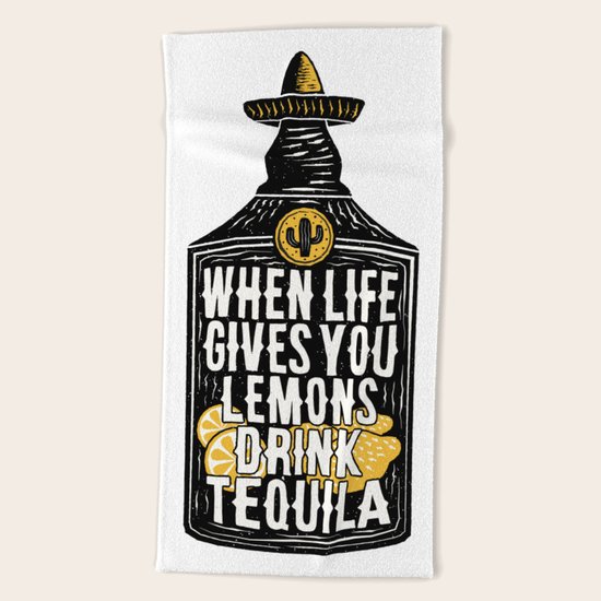 When Life Gives You Lemons Beach Towel