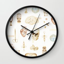 stethoscope wall clocks society6