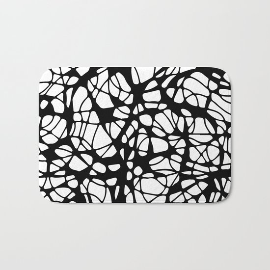 black curves Bath Mat