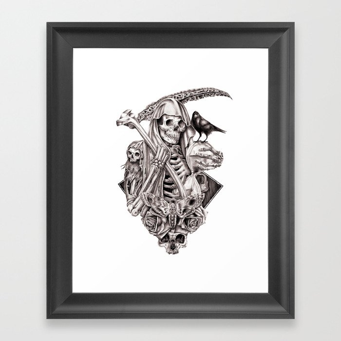 Grim Reaper Vengeance Framed Art Print