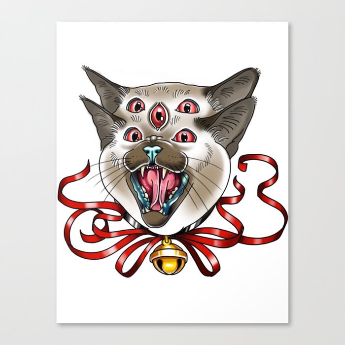 Siamese Kitty Canvas Print