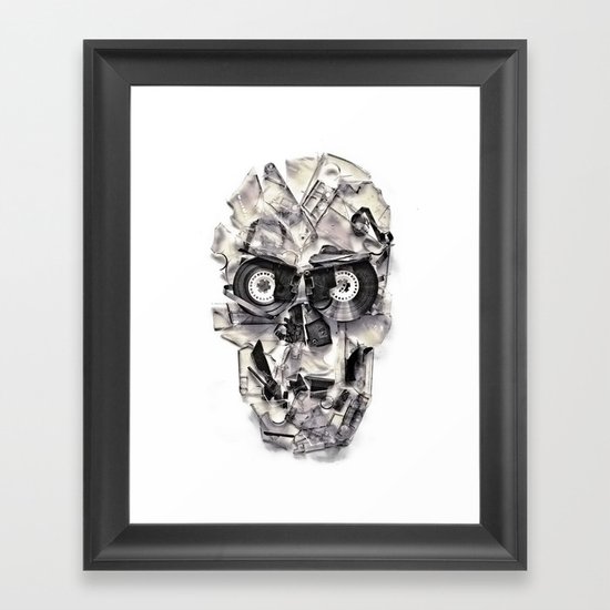 Home Taping Is Dead Framed Art Print