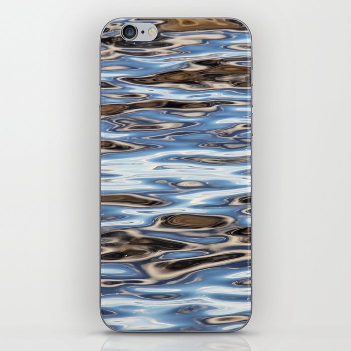 Brown and Blue iPhone Skin