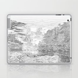 China Mural - Black & White Laptop Skin