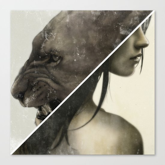 Live To Win. Canvas Print