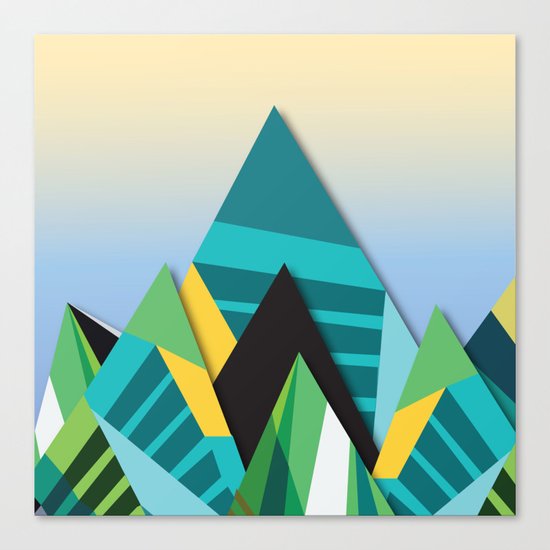 Cosmic Mountains No. 2 Canvas Print