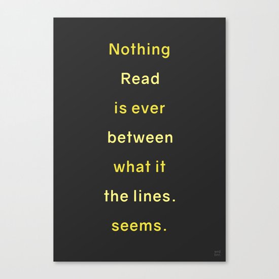 LINES Canvas Print