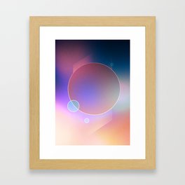 All circles Framed Art Print