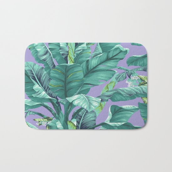 banana leaves Bath Mat
