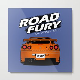 Road Fury Metal Print