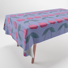 Better in Pairs Cherries - Dark Purple Medium Tablecloth