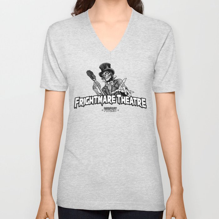 Frightmare Theatre Podcast V Neck T Shirt