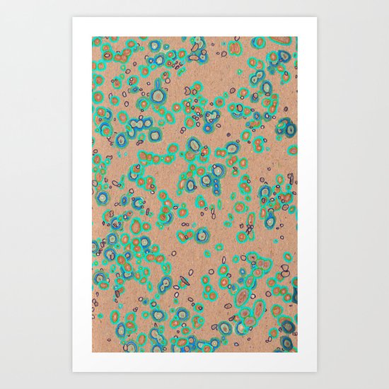 Learning not to worry about Rain Art Print
